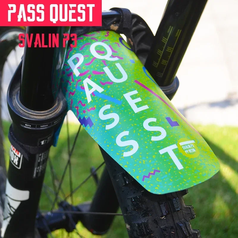 PASS QUEST Mountain Bike Mudguard Suit for 26/27.5/29in Bike Fork AM DH FR ENDURO DIY Bike Fender Bicycles Accessories