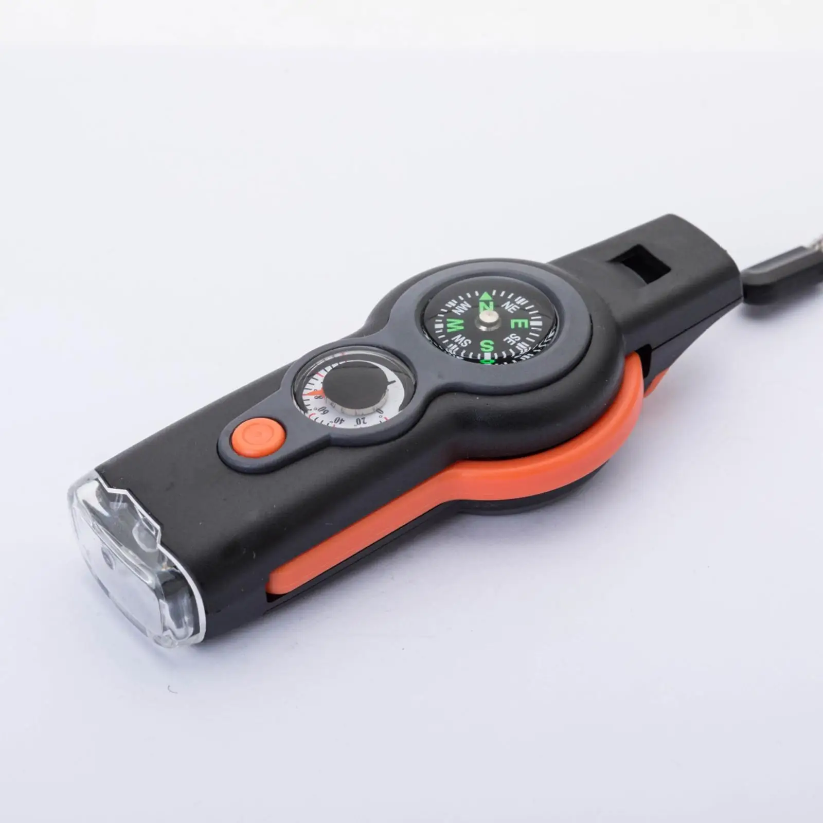 7 in 1 Outdoor Emergency Pipe Compass Magnifier Lens Reflector Mirror