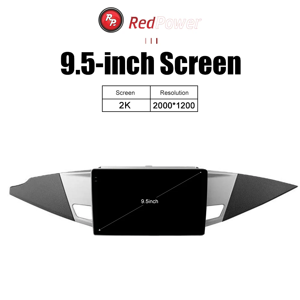 2K Redpower Hifi Autoradio Voor Mitsubishi Zinger 2015 --- 9.5 Inch Auto Dvd Radio Android Screen Dsp