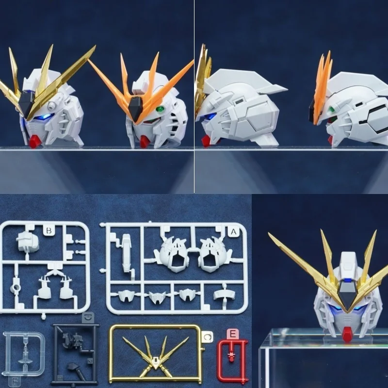 새로운 재고 있음 Farmers Creations 모델 Zhaocai Moo 1/100 Mg Nu Ver.Ka Rx-93 헤드 피팅 Gk 스타일링 조립 모델 키트 로봇 모델