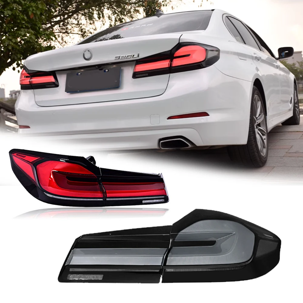

Светодиодные задние фонари для BMW 5 серии G30 G38 18-20 LCI 3D-стиль светодиодные задние фонари в сборе, автоаксессуары, модифицированная лампа