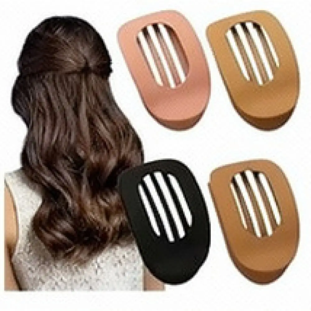 Simple Flat Hair Claw Clips Set Geometric Matte Barrettes Sturdy Comfortable Hair Styling Tools For Daily Hairstyle