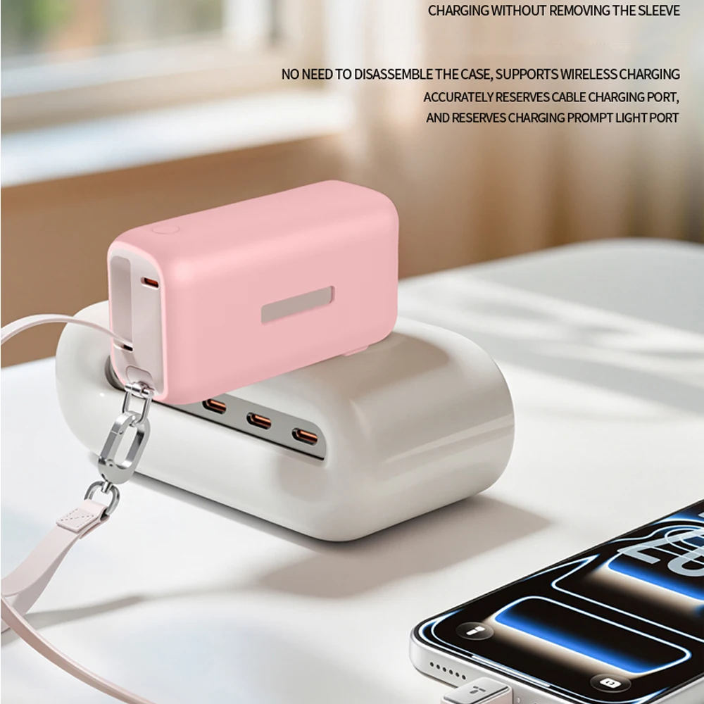 for TORRAS PowerGo 3-in-1 Portable Charger 10000mAh 45W Power Bank Shockproof Drop Proof Anti Scratch Dustproof Portable Cover