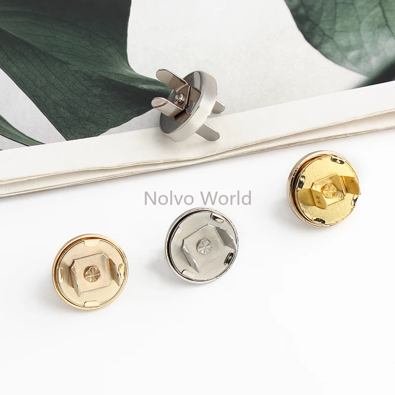 10/30/200PCS 18x2MM 18x4MM Metal Magnetic Snap Buttons For Leather Wallet Clothes Garment Bags Buttons Fasteners Accessories