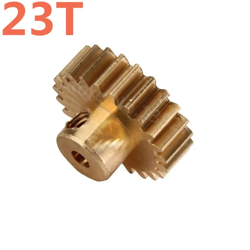 11153 Motor Gear 23T Metal Brass Pinion HSP Parts For 1/10 Electric Model RC Car Off Road Buggy 94107 Pro XSTR Hobby Baja Himoto