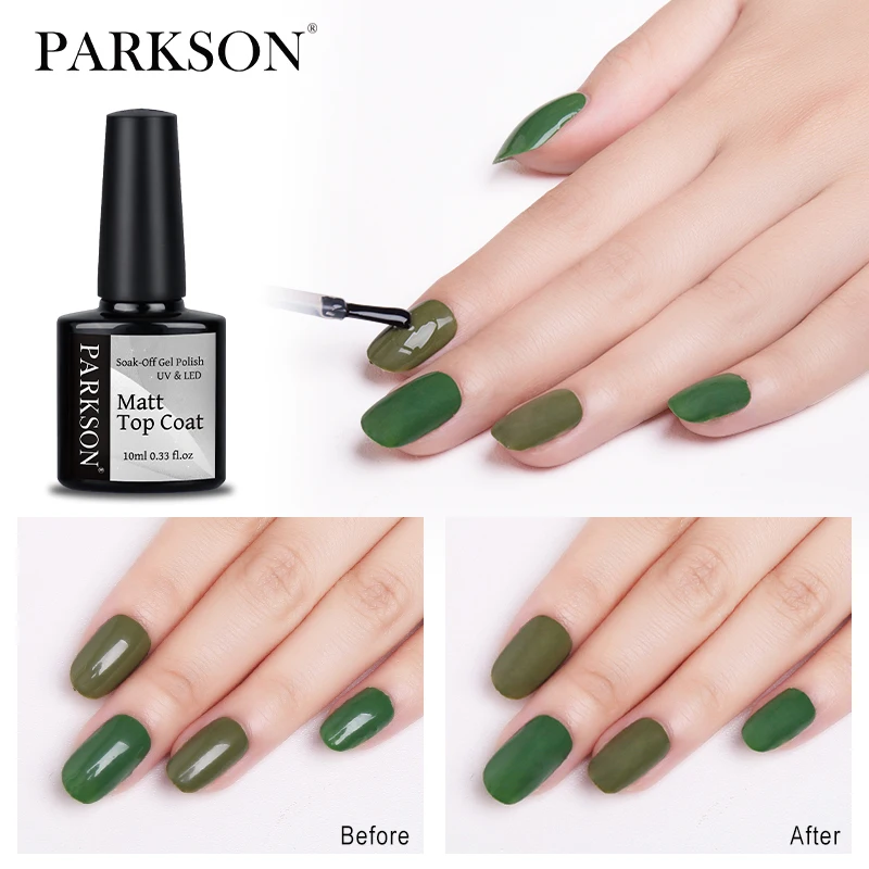 باركسون 2/3 قطعة ماتي معطف فوقي هلام طلاء الأظافر عدة قاعدة معطف فوقي مجموعة UV LED مسمار الفن مانيكير البولندية التمهيدي نقع قبالة جيل للأظافر مجموعة