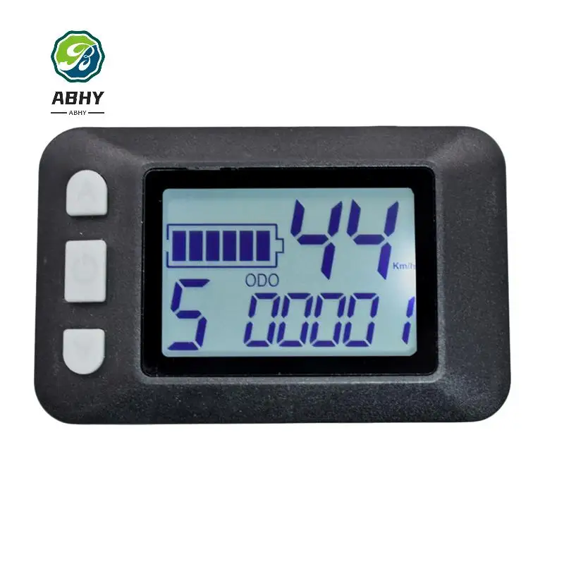 

ABHY-P9 LCD Display Dashboard LCD Display 24V 36V 48V 60V Electric Bike Meter For Electric Scooter (5PIN)