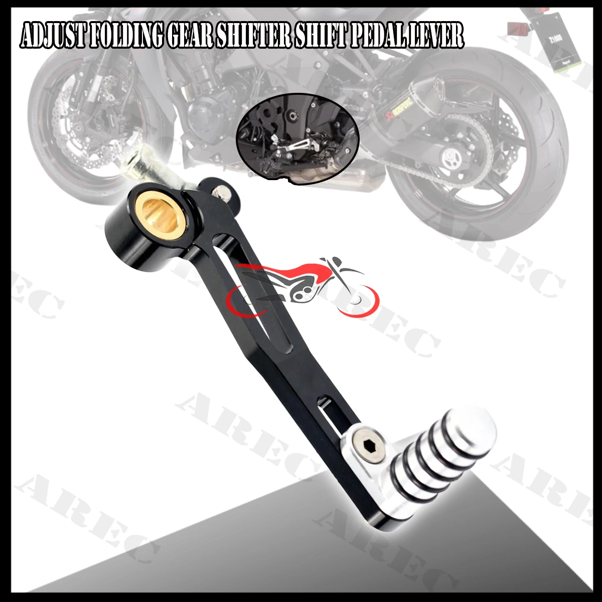 Left Gear Shift Lever  For KAWASAKI Z1000SX 2011-2019 Z1000 2010-2019 Motorcycle Heel Shifter Toe Peg Pedal  Z 1000 Z 1000SX