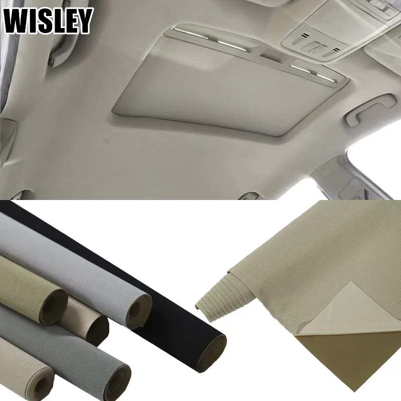 Self-adhesive Car Roof Liner Auto Headliner Fabric for Car Door Panel Workbench DIY Car Interior Refurbishment Fabric Sticker