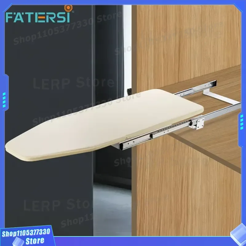 Custom Size Built In Wardrobe Ironing Board Hardware OEM ODM Factory Direct Bulk Supply For Home Storage Organization
