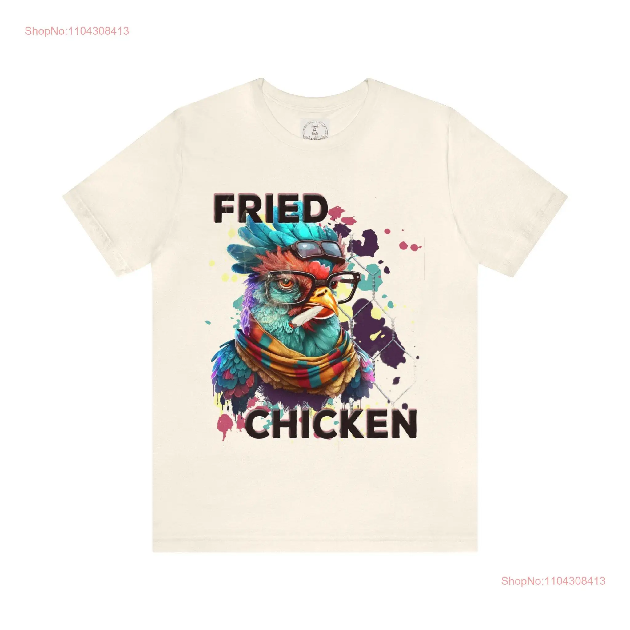 Fried Chicken MamaDeSushi Jersey  T Shirt long or short sleeves