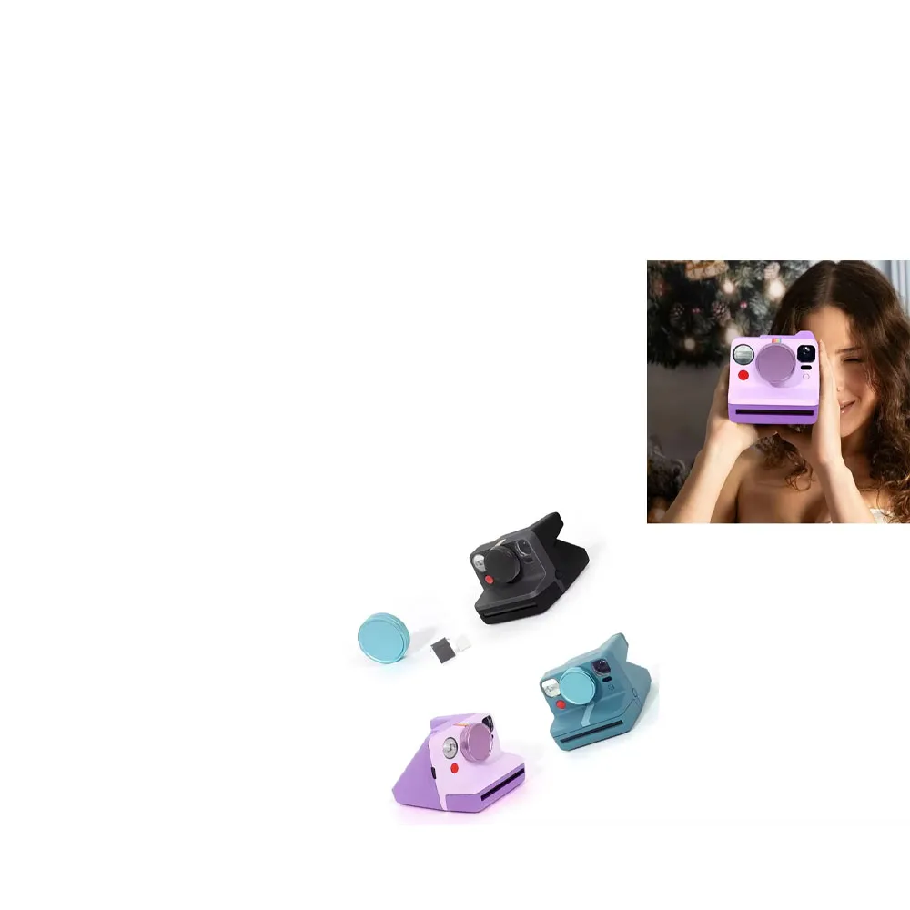 

Lens Cap for Polaroid NOW 2/3/ NOW + 2/3 Camera Aluminum Alloy Lens Cover Black Purple