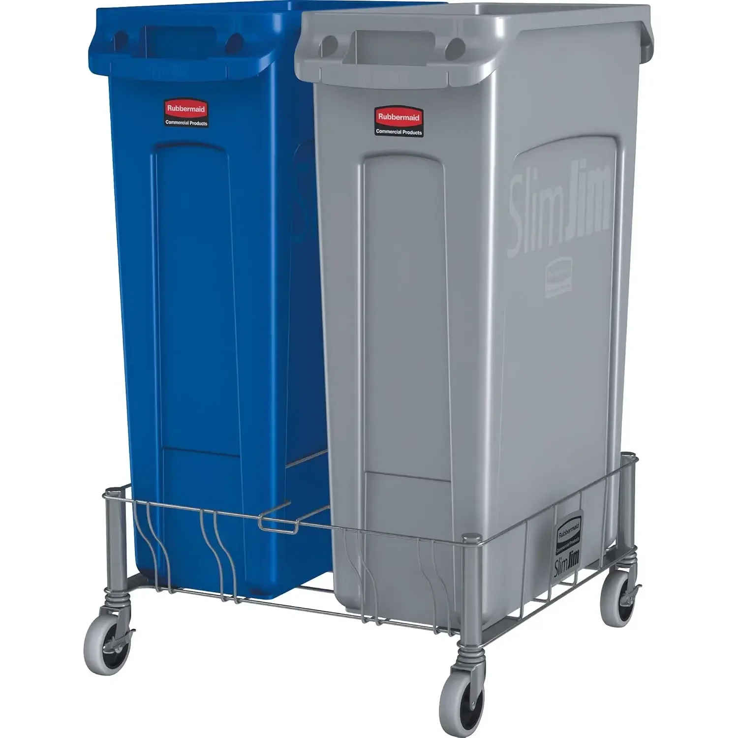 جديد! عربة/عربة سلة المهملات بعجلات، من الفولاذ المقاوم للصدأ، سهولة النقل/القدرة على المناورة 16/23، ترقية جديدة #2