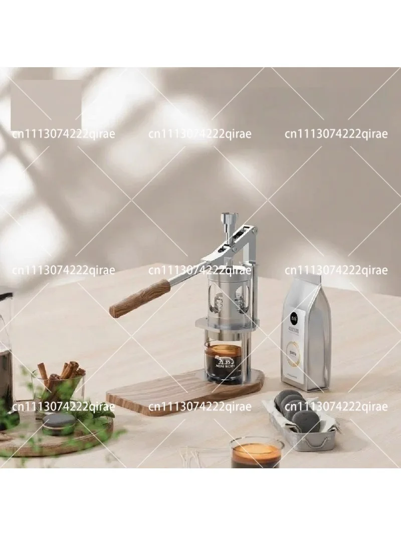 New Mini 6-9Bar Manual Espresso Maker - Portable Micro Hand Press for Camping