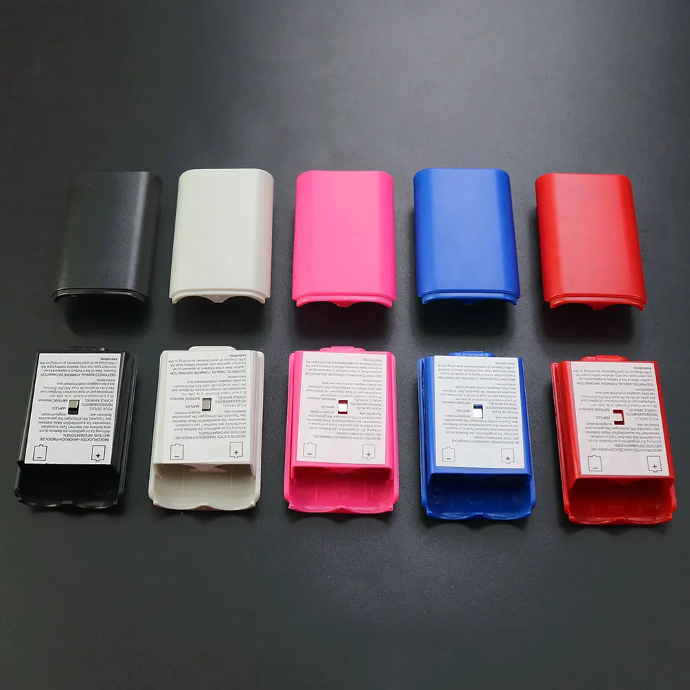 2pcs AA Battery Back Cover For Xbox 360 Wireless Controller Battery Case Cover For Xbox360 Gamepad Joystick Game Accessory