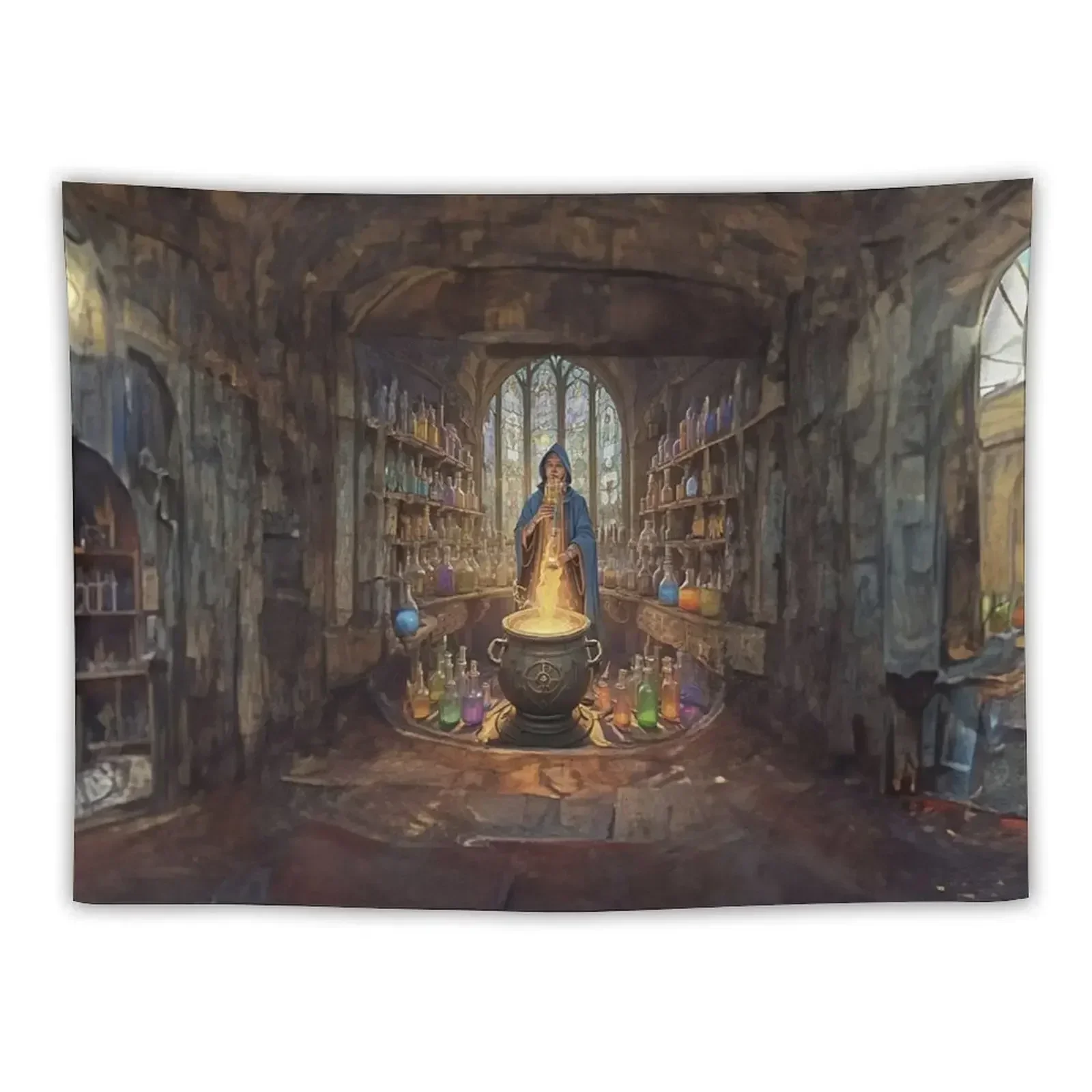 Enchanting Realms: Enter a Magical Fantasy World Tapestry Decoration For Rooms Wallpaper Tapestry