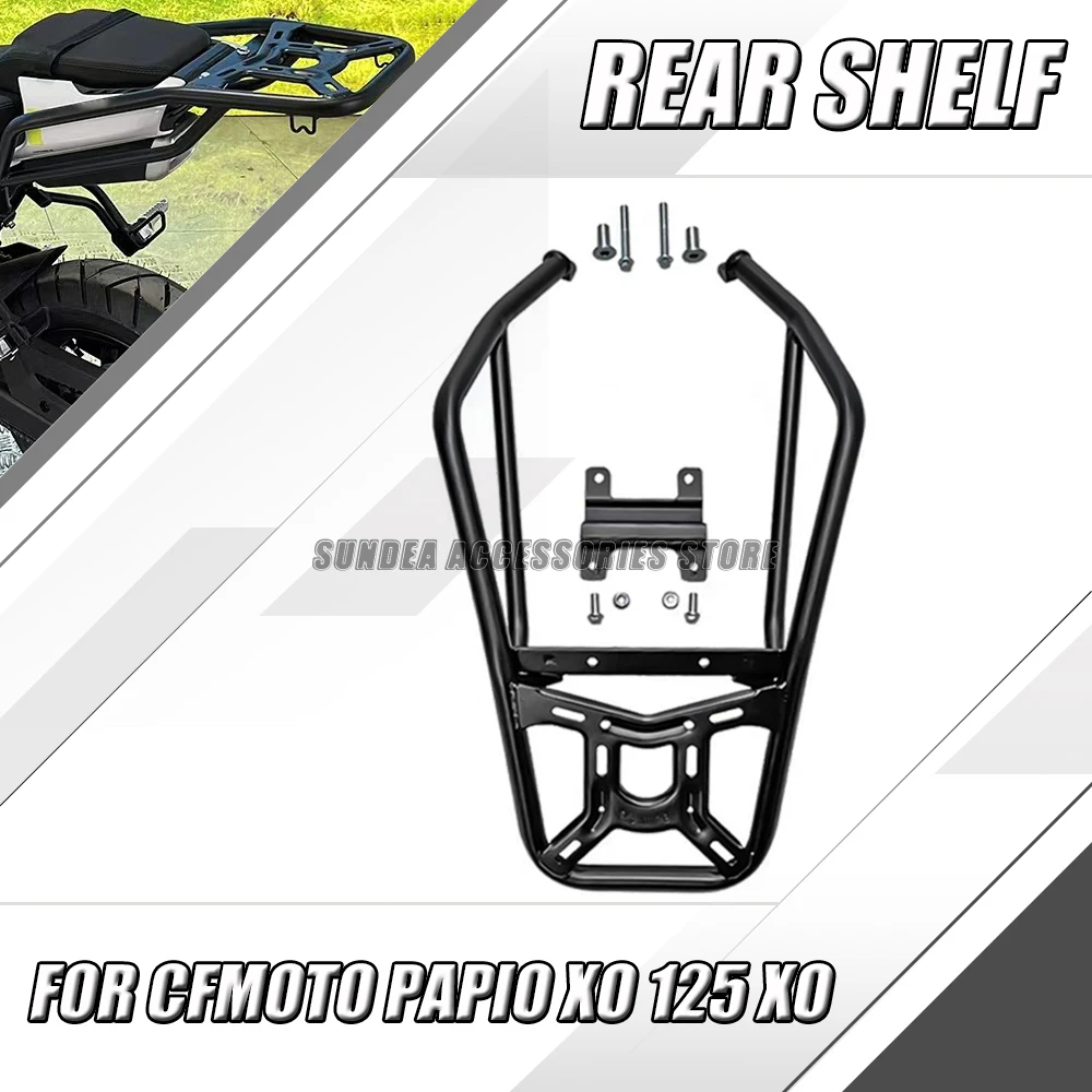 

For CFMOTO Papio XO 125 XO125 Motorcycle Modified Rear Rack Luggage Rack Rear Tail Rack Trunk Rack Papio XO 125 Modified Parts