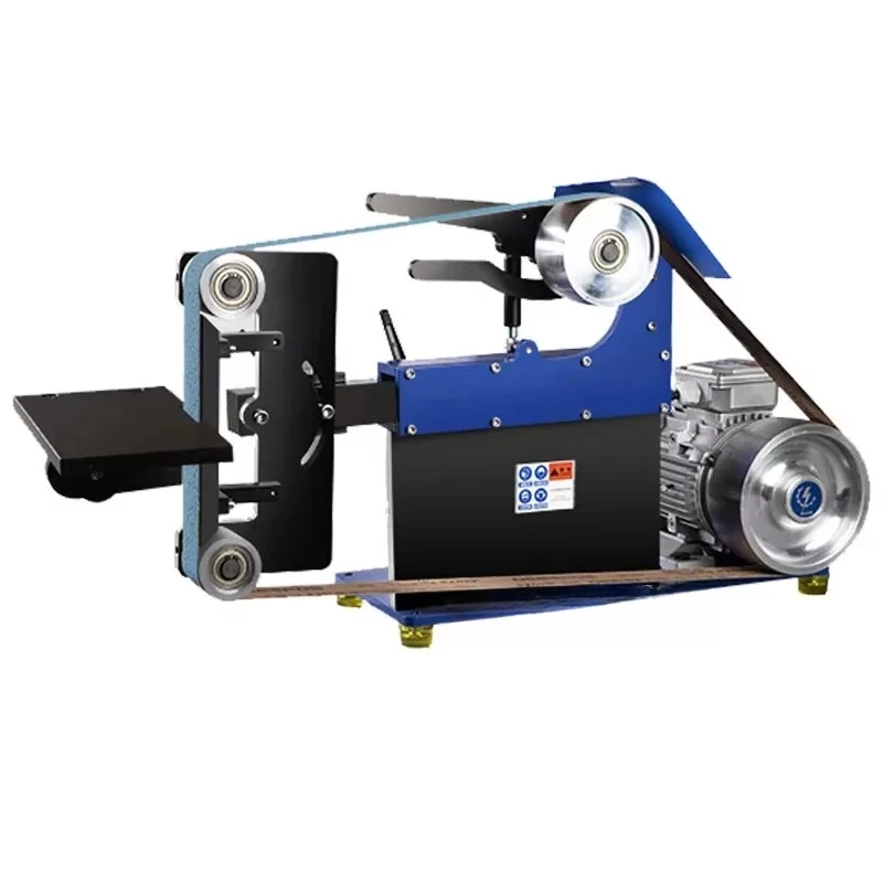 Electric Belt Sander Grinding Polishing Machine Variable/Constant Speed 3 Mode Belt Grinder Knife Making Polishing Tool 2.2KW