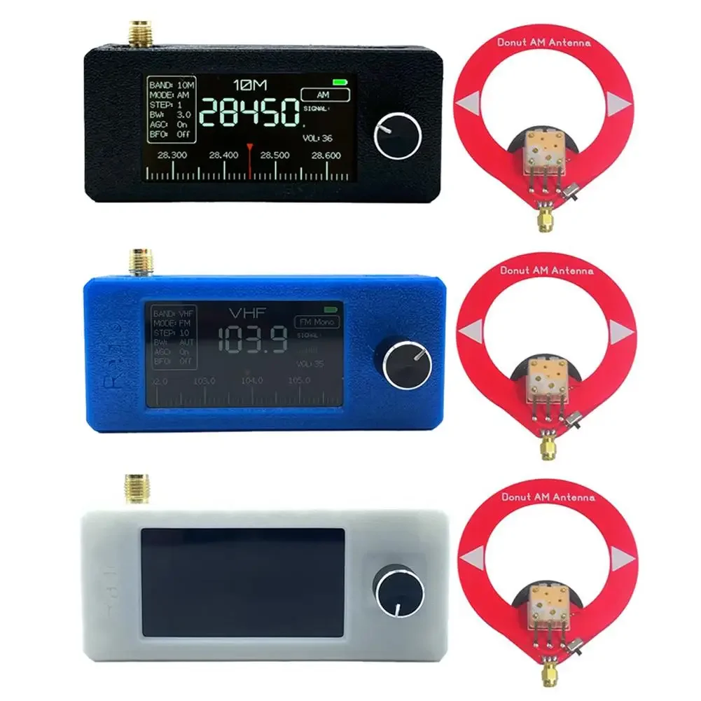 

SI4732 Radio Full Band Radio 0.5--108mhz High Sensitivity Full Band LSB USB AM FM Receiver Radio With Portable Loop Antenna
