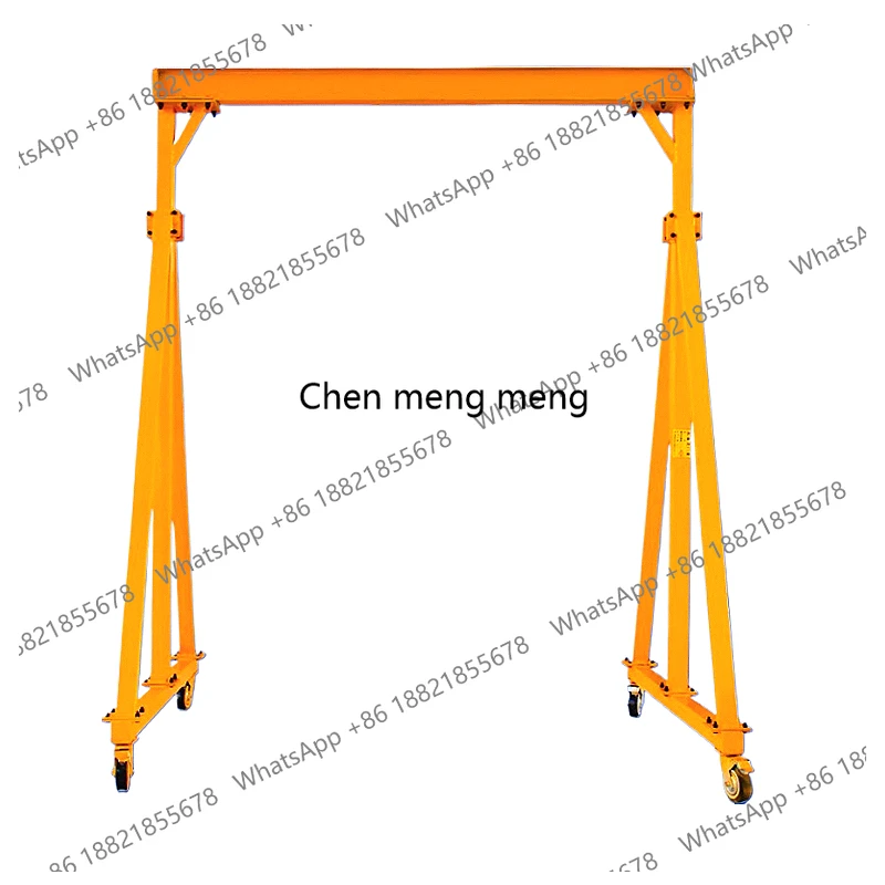 

Gantry crane lifting and lifting movable electric simple I beam hanger crane 3 tons 5 tons small gantry crane