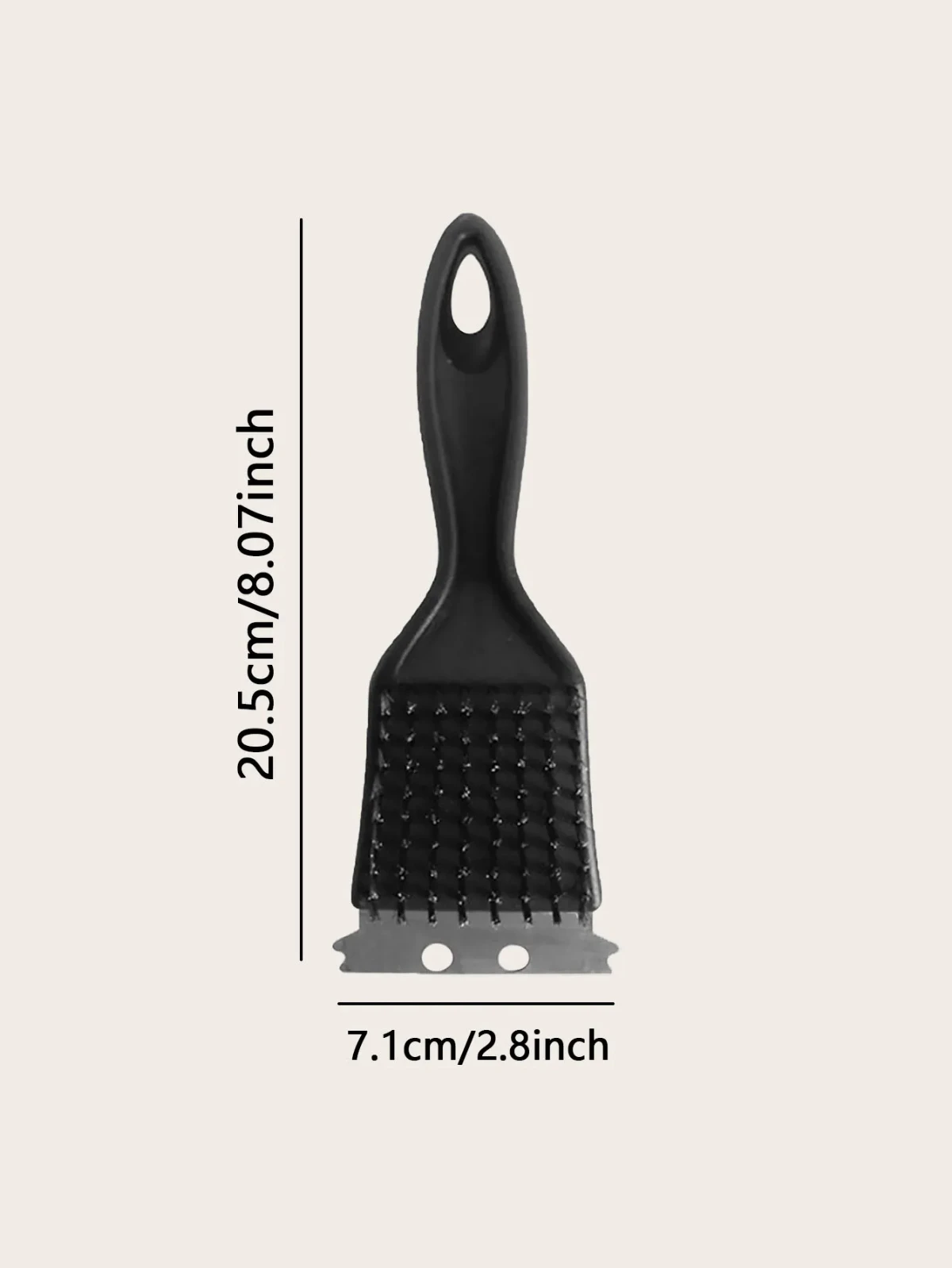 

20261 Pc- Stainless Steel Wire Baking Brush, Barbecue Stove Cleaning Brush, Grill Rack Cleaning Brush, Blade, Two In One