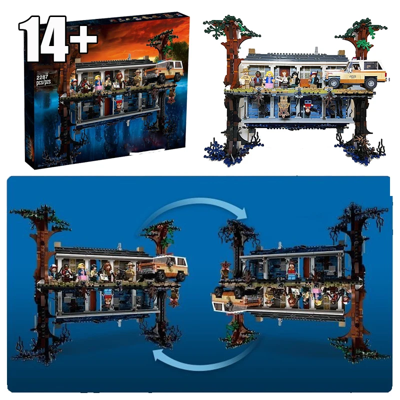 

2026 new IN STOCK Compatible 75810 Upside Down Building Blocks Bricks Set Toys For Children Birthday Christmas Gifts 2287pcs