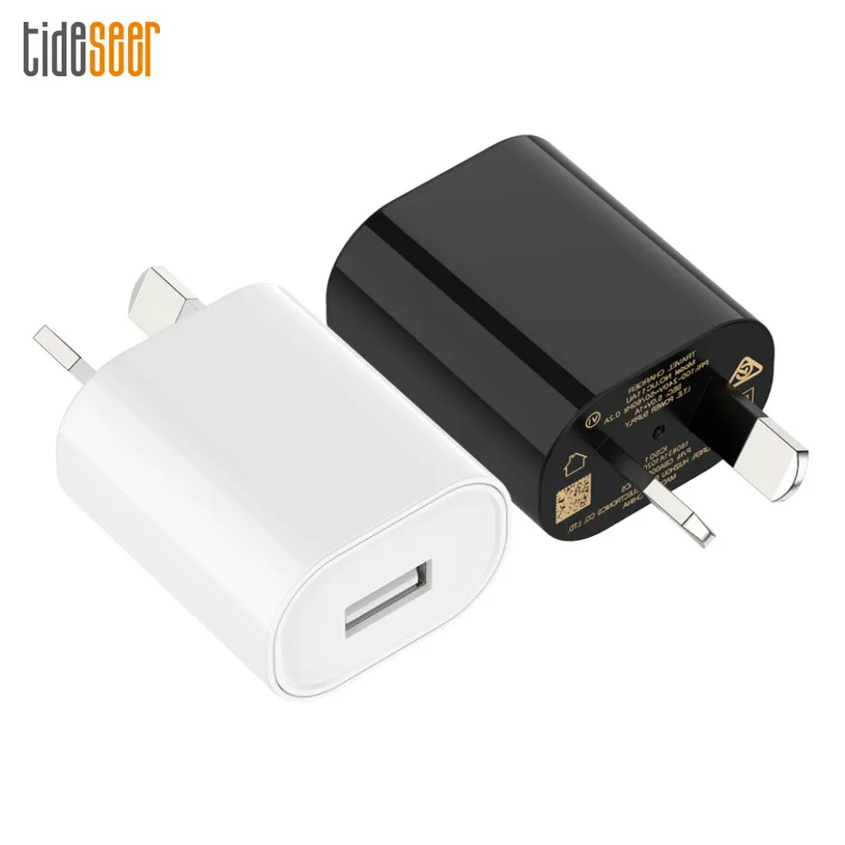 1000pcs 5V 1A 2A AU Plug USB Wall Charger Australia New Zealand Travel Power Adapter Single Port For iPhone Samsung Smart Phone