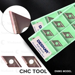 DESKAR Cutting Blade DNMG150604 DNMG150608R VF LF6118 CNC Lathe Carbide Inserts External Turning Tool For Stainless Steel Cutter