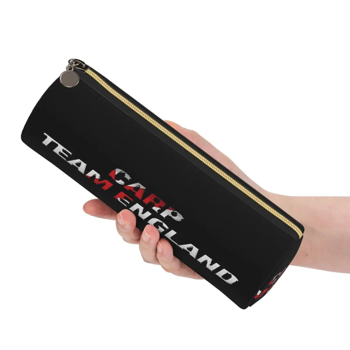 Custom Korda Fishing Logo Pencil Case Pencil Pouch Cylinder Pen Box Pencil Bag for Students Gifts