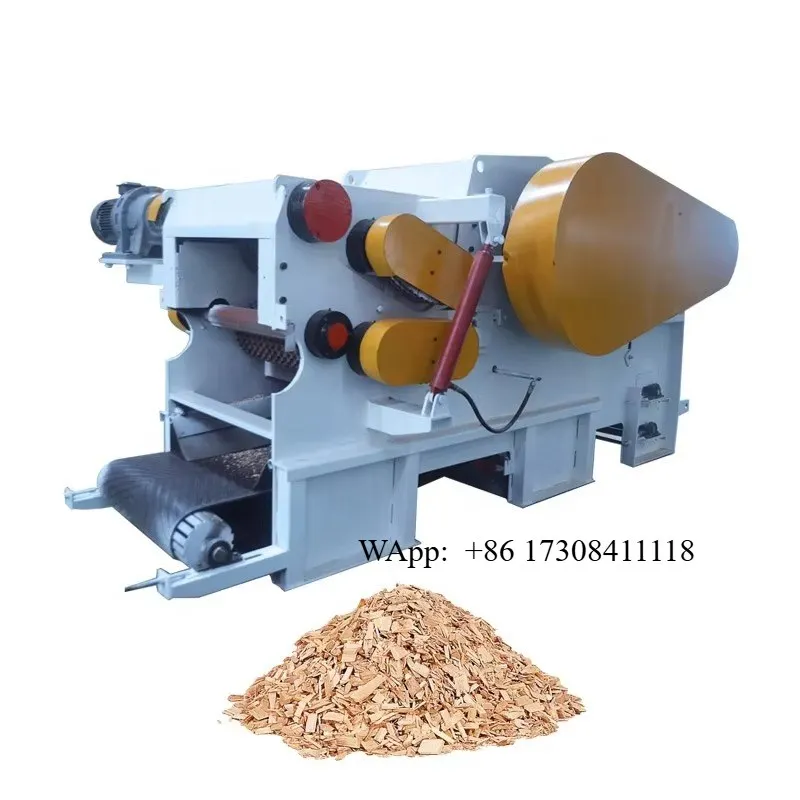 Hot-sale 216 Engine  Mobile Drum Type Heavy Duty Factory Price Bamboo Wood Branches Wood Logs Crusher