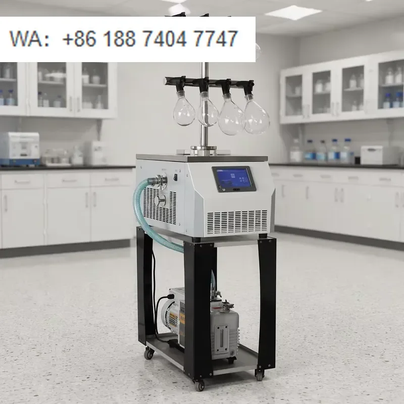 Compact T Benchtop Vacuum Freeze Dryer Laboratory Lyophilizer for Heat Sensitive Material Dehydration