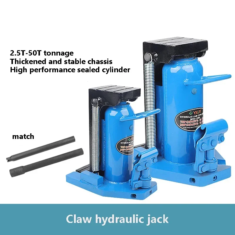 

Hot Sale Claw Jack Hydraulic Jack Hydraulic Road Lifting Machine 5T/10T/20T/30T Hook Jack