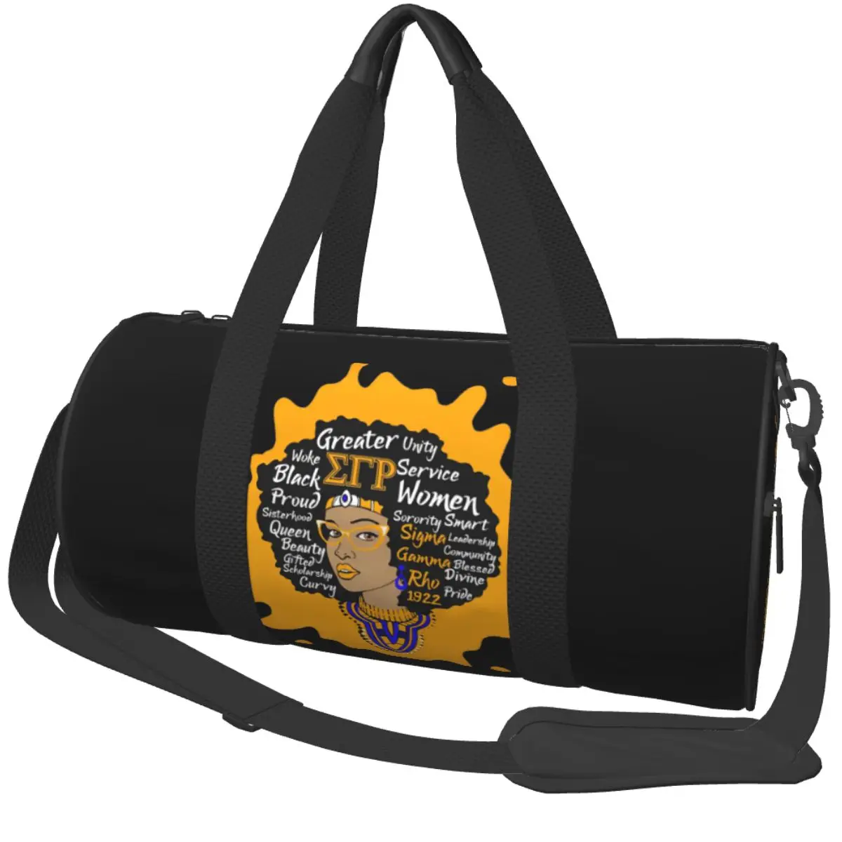 

Чернокожие женские спортивные сумки, спортивная сумка для багажа с обувью, милые сумки, мужская водонепроницаемая сумка для фитнеса с принтом