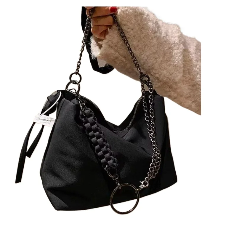 

New Simple Solid-color Bag Versatile Large-capacity Casual Single-shoulder Bag Commuting Crossbody Bag Pillow Handbag for Women