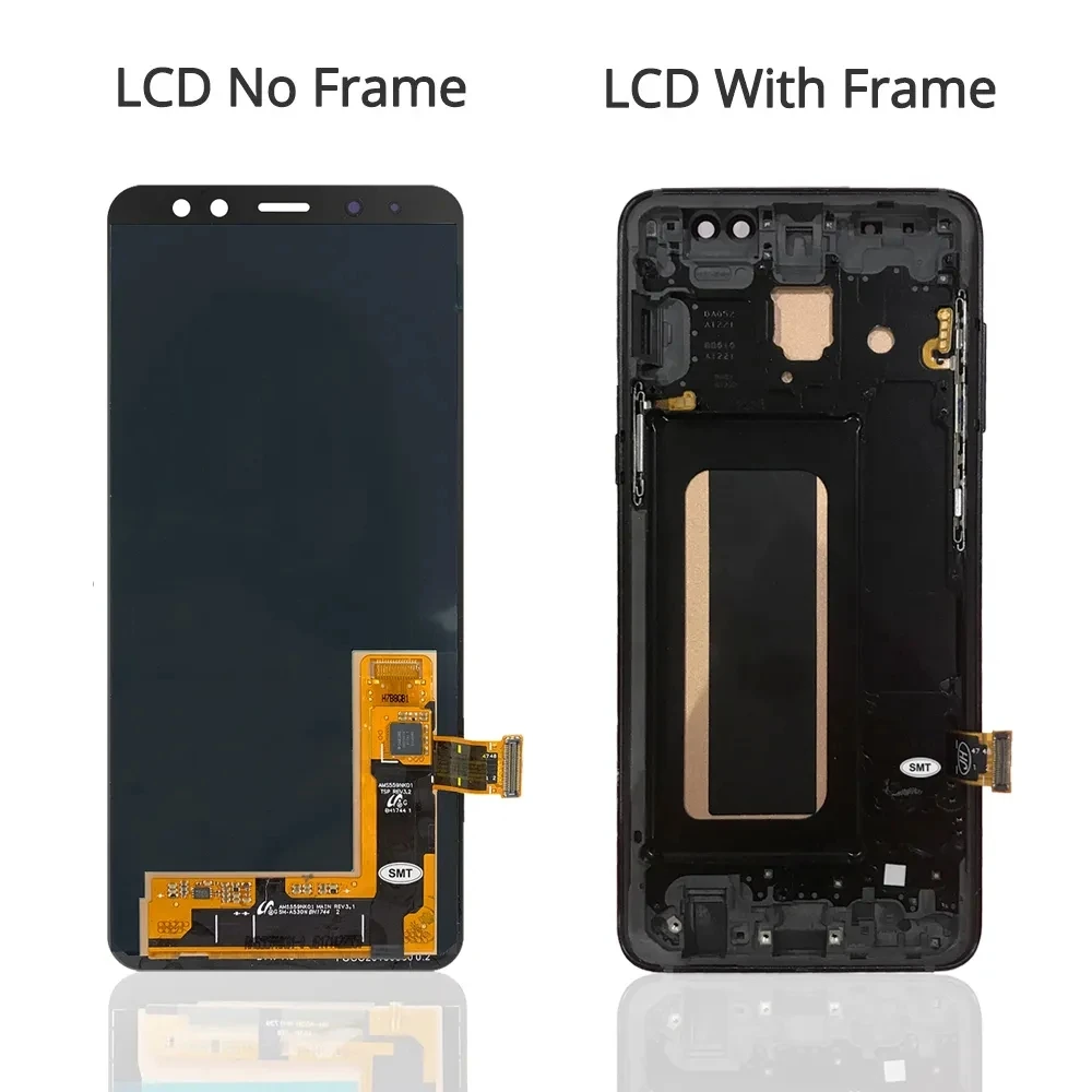 

100% Test For Samsung A8 2018 A530 LCD Display Touch Screen Digitizer AssemblyFor Samsung A8 2018 A530 A530F A530F/DS LCD Screen