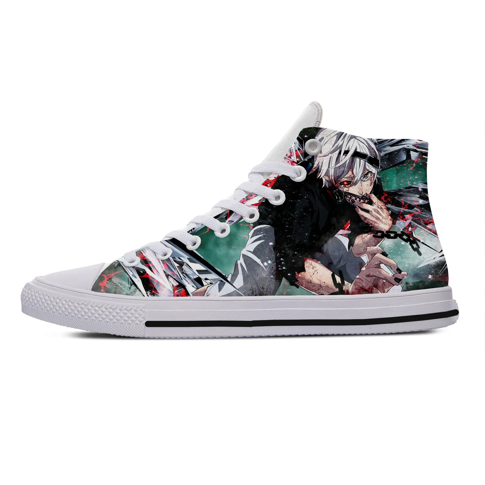 Hot Summer ultima moda donna uomo Tokyo Ghoul Sneakers leggere e traspiranti scarpe da tavola Casual di alta qualità di alta qualità