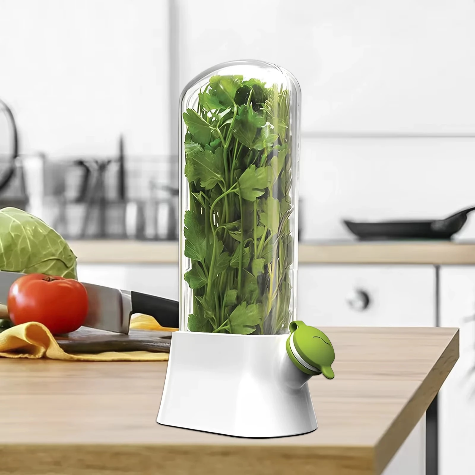 1 قطعة الثلاجة عشب هش التوقف ج - مراجعة Herb Keeper Container وسعره