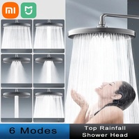 Xiaomi New 230mm Big Panel Showerhead 6 Mode Supercharge Shower Head High Pressure Top Rain Shower Faucet Bathroom Accessories