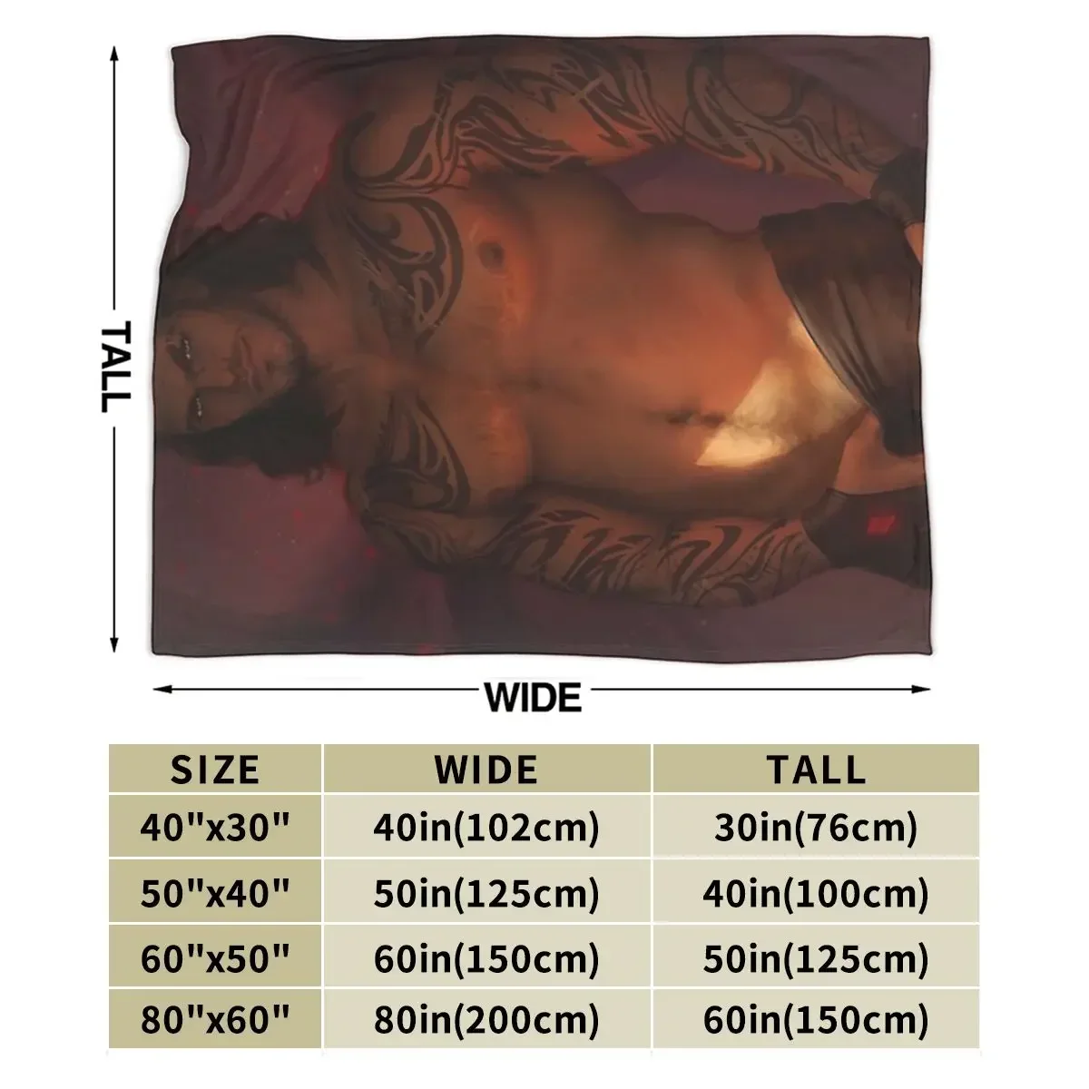 ACOTAR Cassian Blanket Soft Warm Flannel Throw Blanket Plush for Bed Living room Picnic Travel Home Couch