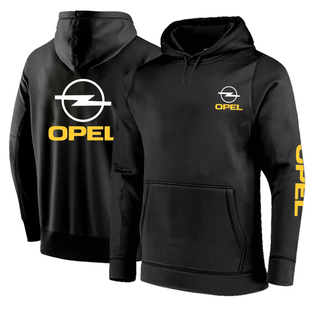

2024 OPEL New Printing Man Breathable Solid Color Cotton Hoodies Comfortable Slim Fit Long Sleeve Pullover Tops
