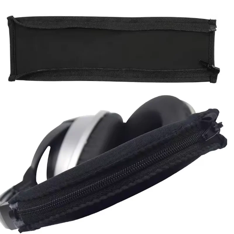 Reißverschluss-Kopfhörer-Schutzhülle, Polster-Kopfband für Audio Technica ATH MSR7 M50X M40X M30 M20X – Detail 3