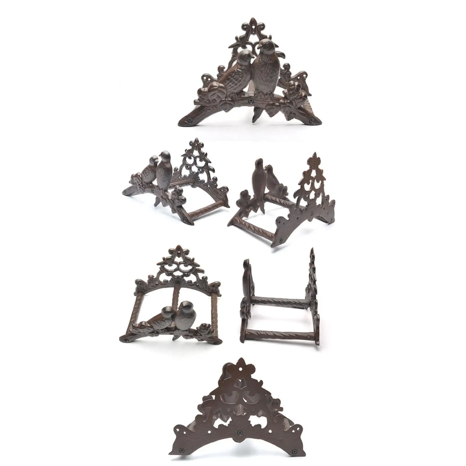 Retro Garden Hose Holder Iron Wall Mount Sturdy Water Hose Organizer for High Pressure Watering Tasks