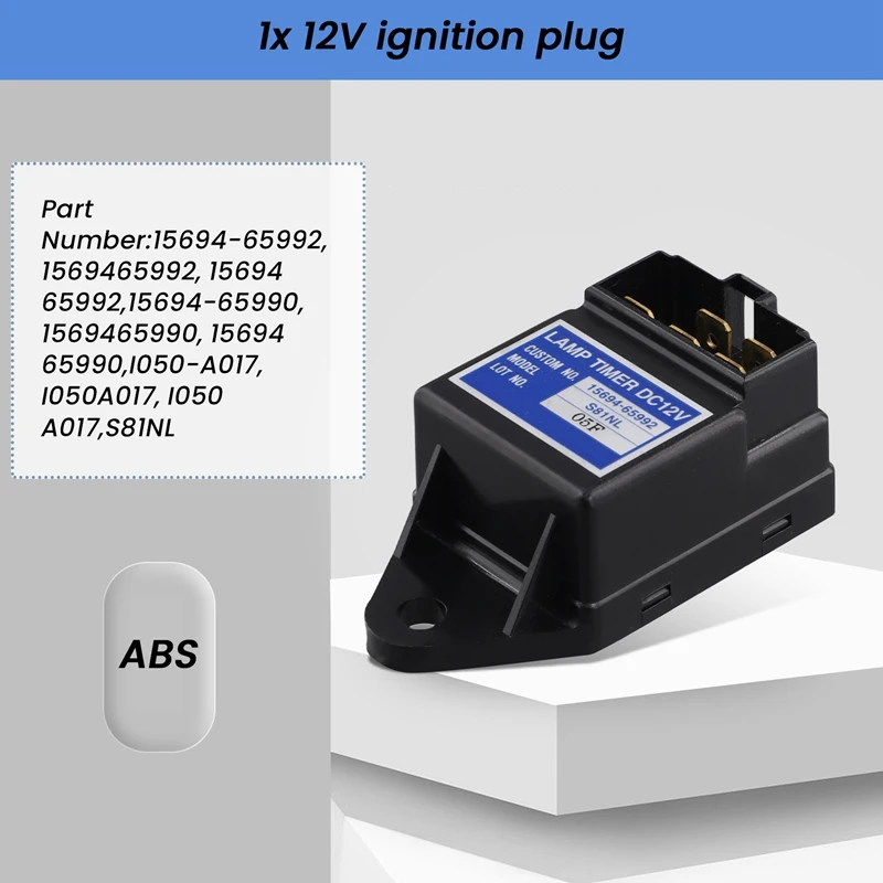 15694-65992 1PCS 12V Glow Plug S81NL Lamp Timer Relay For Kubota  15694-65990