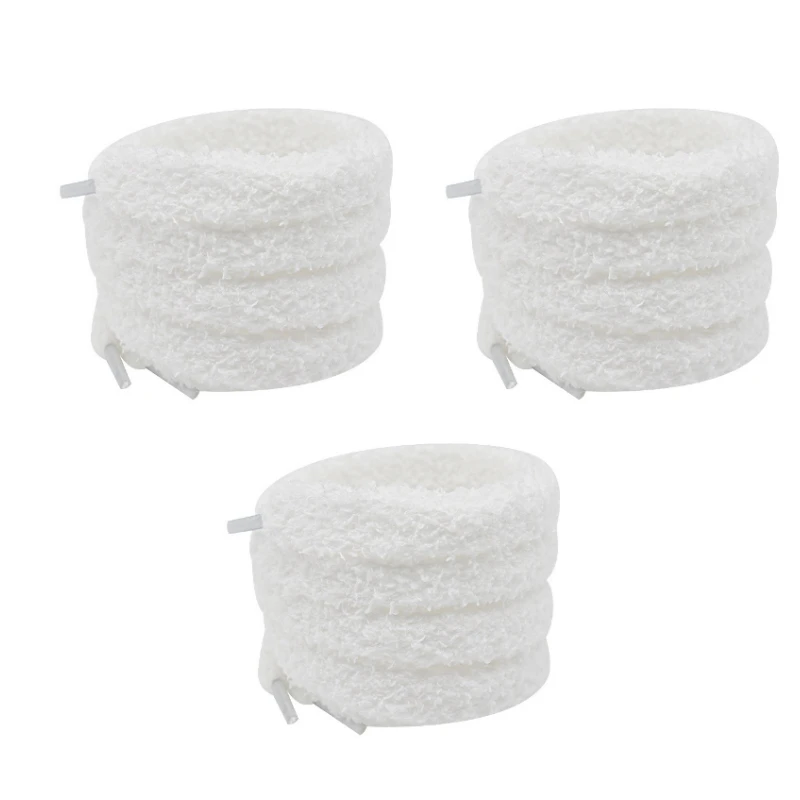 Weiche, flauschige Schnürsenkel, 15 mm breit, flache Plüsch-Frottee-Schnürsenkel für Damen-Freizeitschuhe, bequemer Schnürsenkel-Ersatz – Detail 11