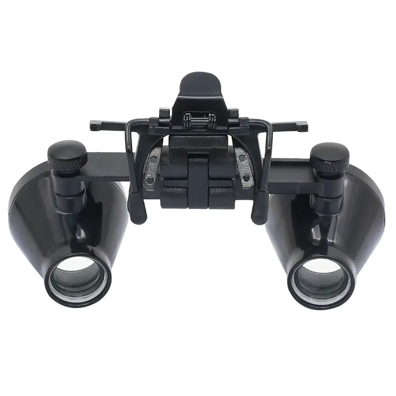 Dental Binocular Magnifying Glass with Mount Clip 3.5X 2.5X Optical Magnifier 320-420mm Dental Loupes Wide Field of View