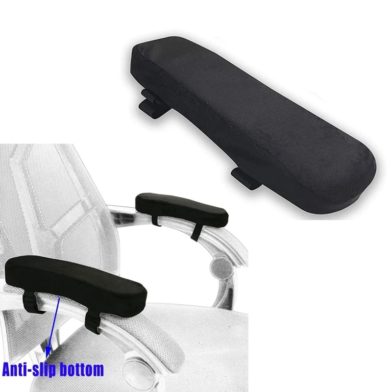 1Pc Armrest Pads Desk Chair Elbow Support Arm Rest Covering Pillow for Gaming Office Chair Firm Ergonomic Foam Cushion