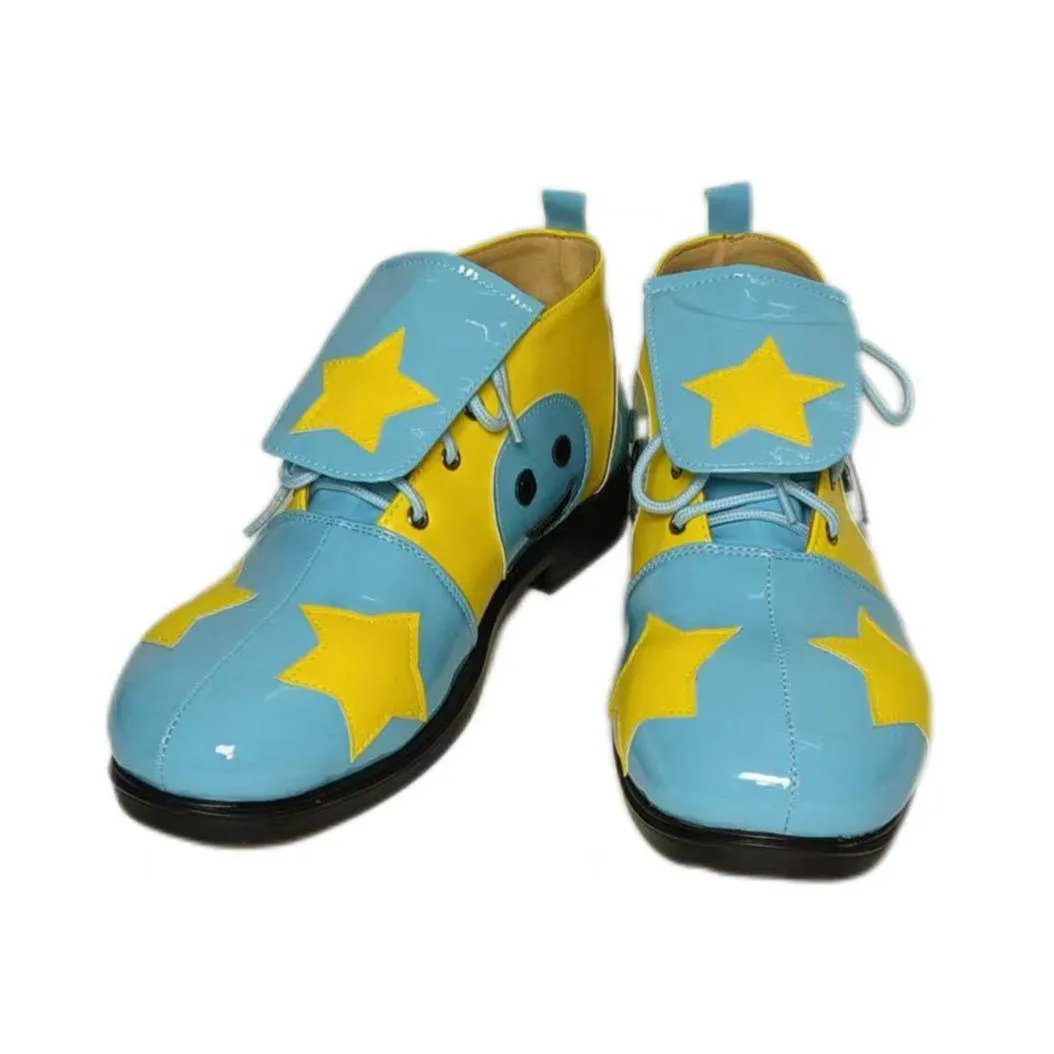 

Костюмные сапоги из ПУ в стиле мультяшного джокера, забавные, для карнавала, фестивалей, выступлений, аниме, унисекс