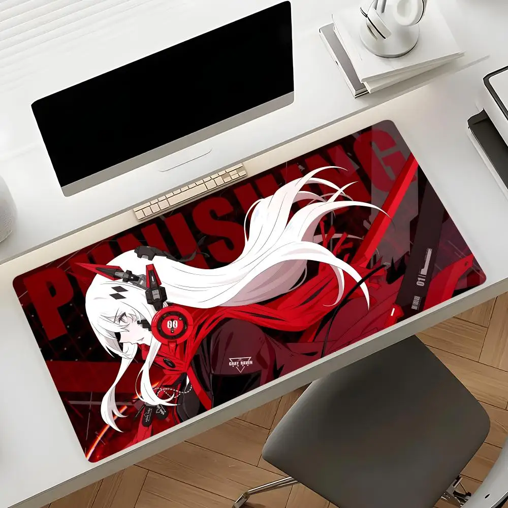 Sci-fi game Alpha Mouse Pad Waterproof Non-Slip Large Gaming Mat with Stitched Edge