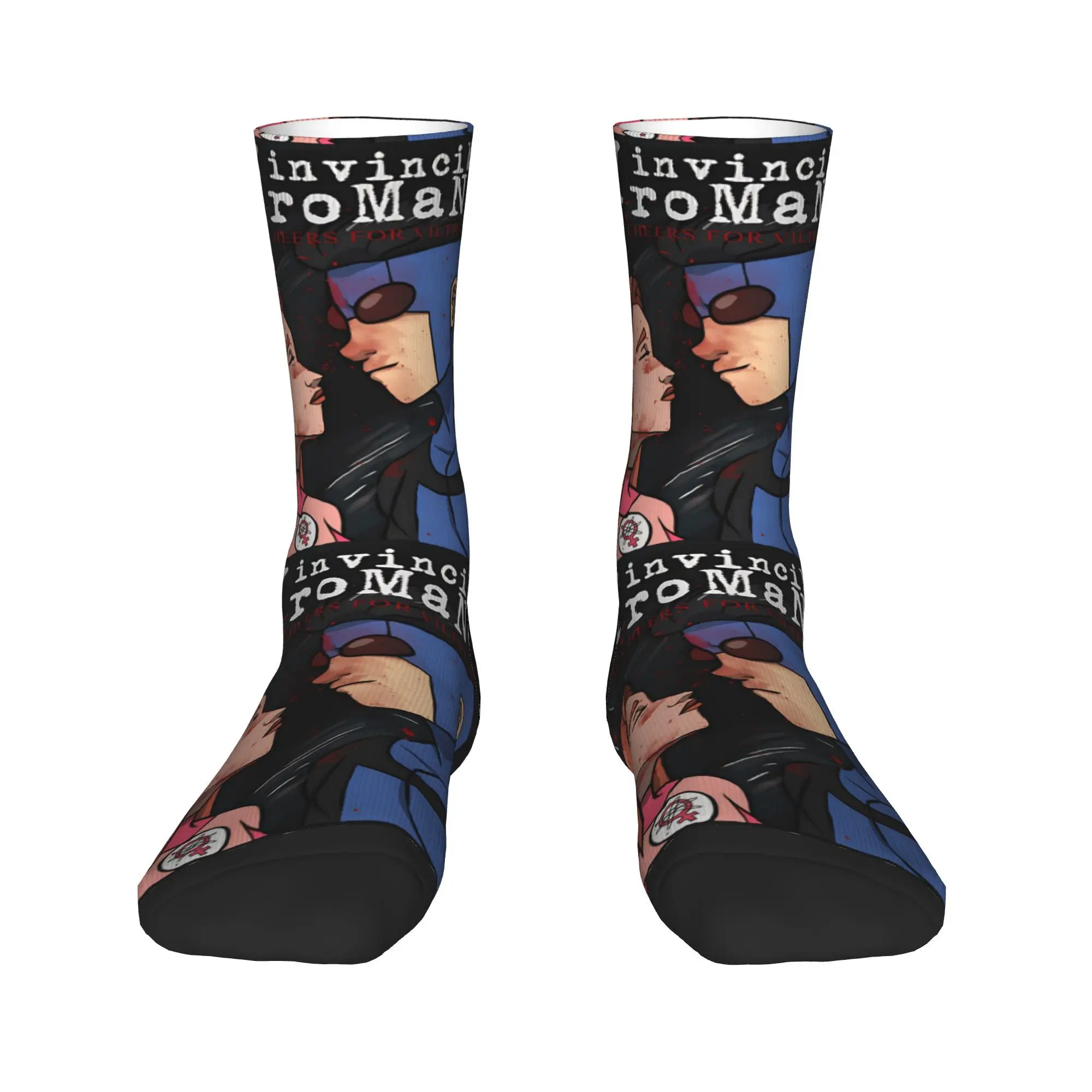 Invincible Socks Autumn my invincible romance Stockings Gothic Couple Medium Soft Socks Graphic Cycling Non-Slip Socks