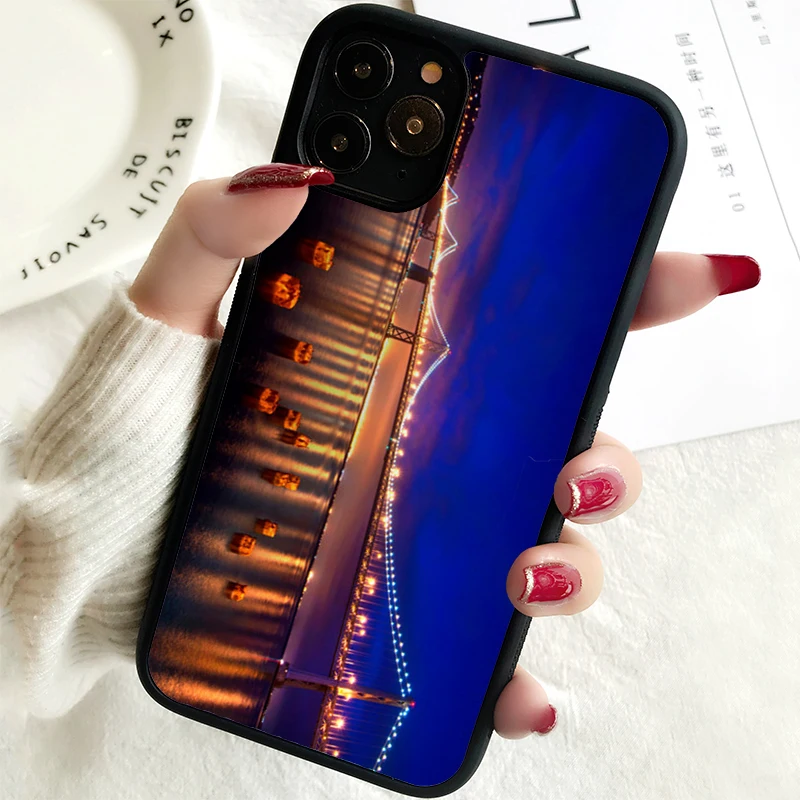 5S SE 2020 Phone Cover Case for iPhone 6 6S 7 8 PLUS X XS XR 11 12 13 MINI 14 PRO MAX The golden gate bridge in San Francisco